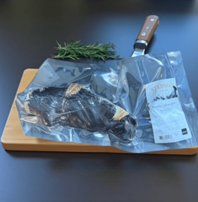 Tørket reinsdyrhjerte ca 0,077g-0,081g